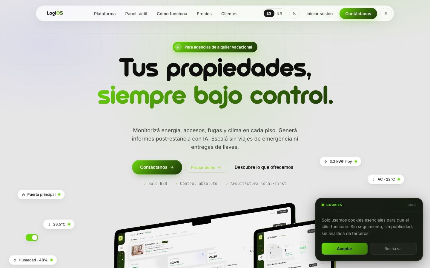 LogiOS website