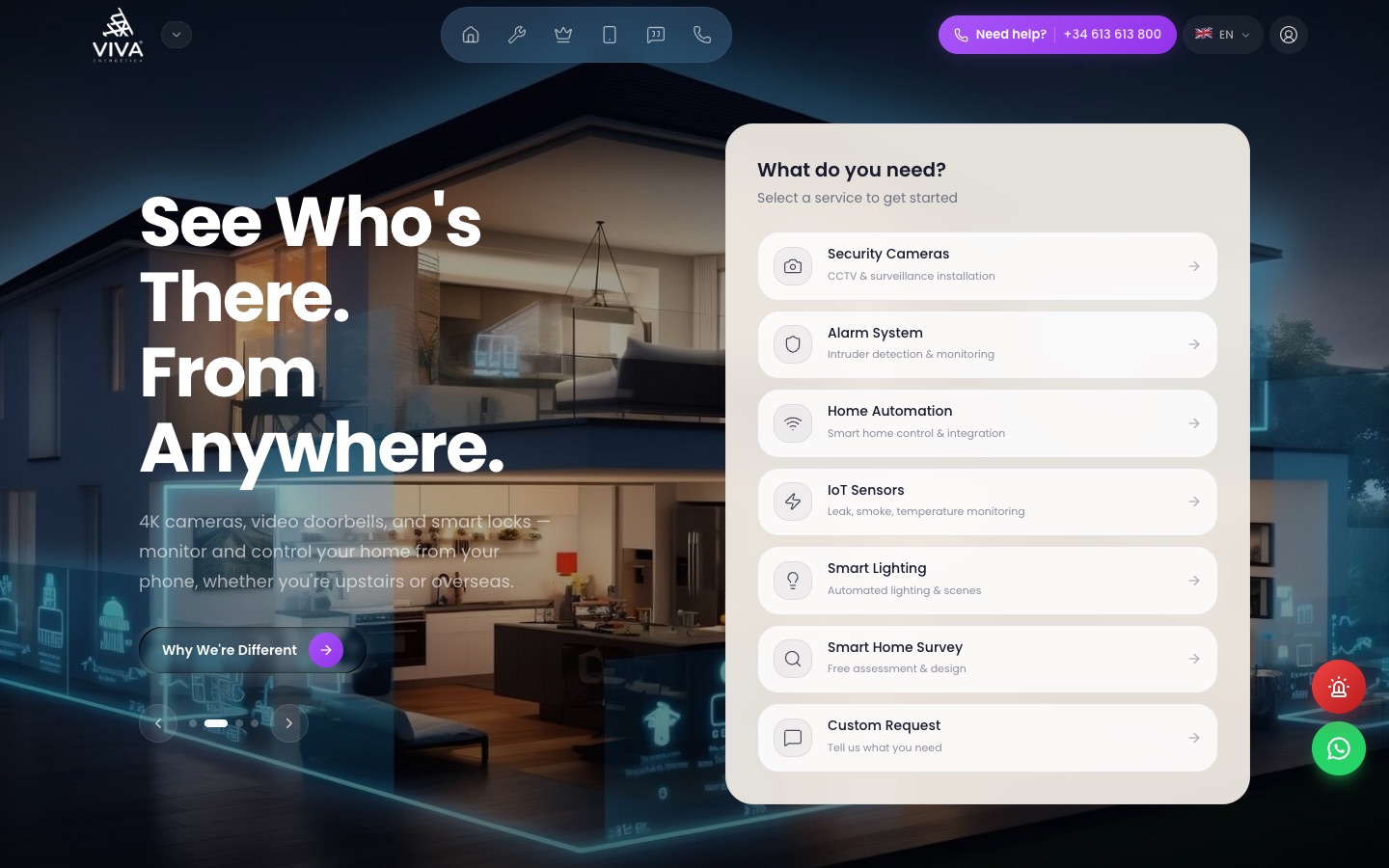 Viva Smart website